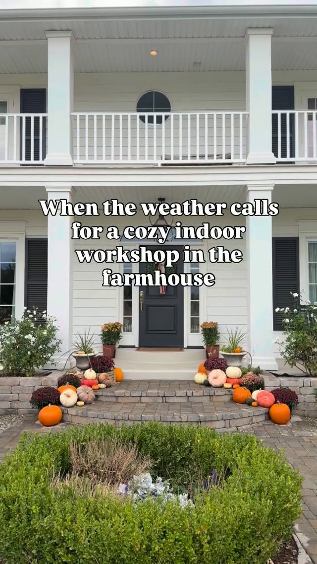 Farmhouse ready for a cozy indoor workshop